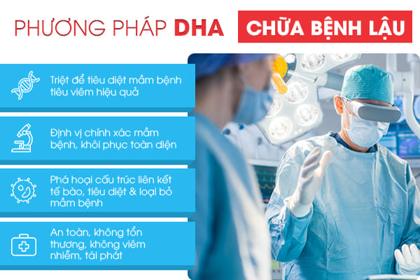 DHA - Phương pháp điều trị bệnh lậu hiệu quả cao, không bị tái phát