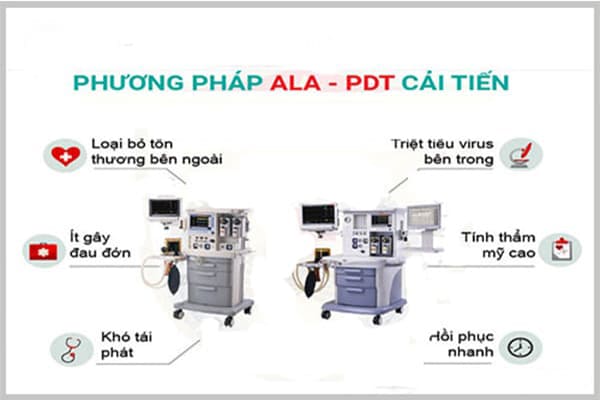 ALA - PDT phương pháp điều trị bệnh sùi mào gà hiện đại, hiệu quả nhất