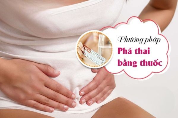 Phá thai bằng thuốc gây ra tình trạng đau bụng dưới và ra máu âm đạo