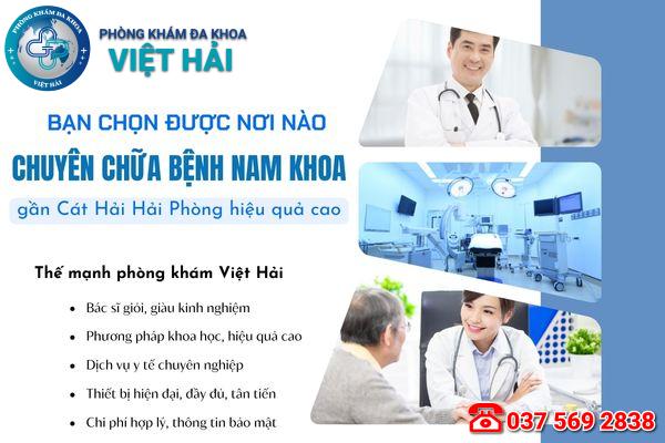 Đa Khoa Việt Hải – Nơi chuyên chữa bệnh nam khoa gần Cát Hải Hải Phòng